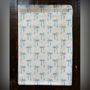 (25ct) Polymailer 10x13 blue bow